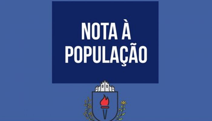 Nota à população (Foto: Divulgação)