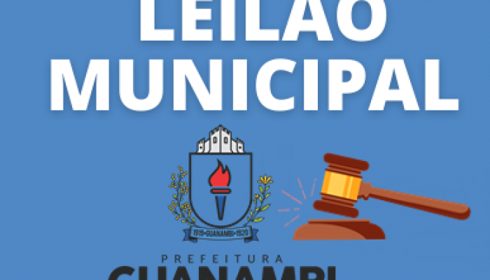 Leilão Municipal Guanambi (Foto: Divulgação)