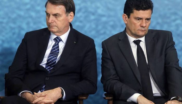 Bolsonaro e Moro (Foto: Reprodução)