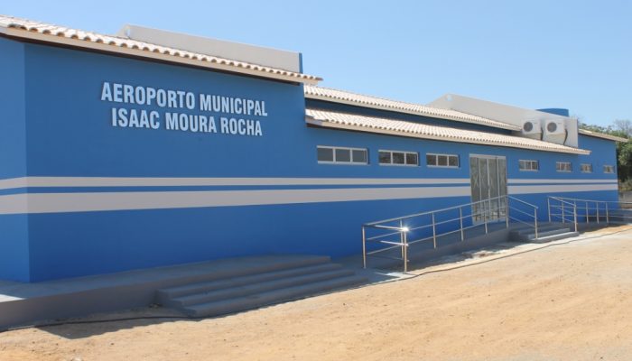 Aeroporto Isaac Moura Rocha, em Guanambi (Foto: Divulgação)