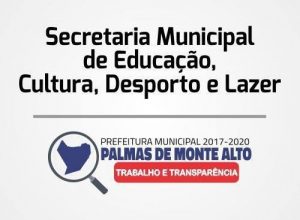 Secretaria Municipal de Educação de Palmas de Monte Alto (Foto: Divulgação)
