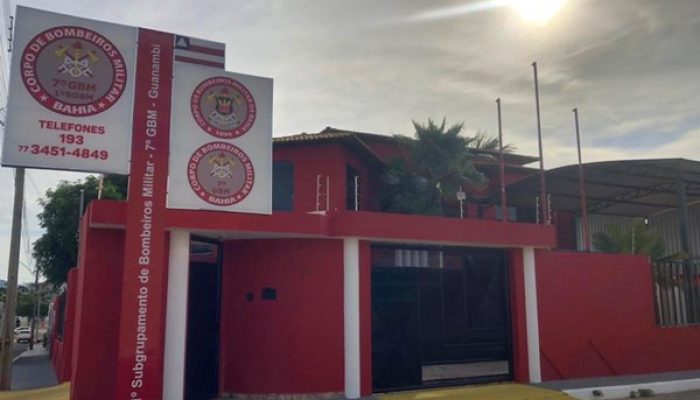 Sede do Corpo de Bombeiros em Guanambi (Foto: Divulgação)