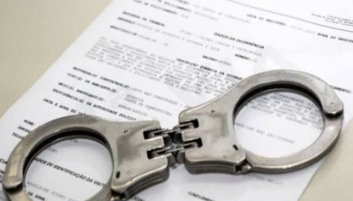 Cumprimento de mandado de prisão (Foto: Meramente ilustrativa)