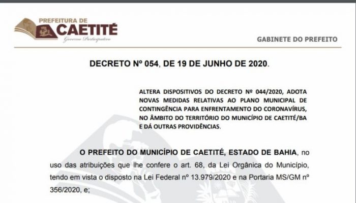 Decreto 054