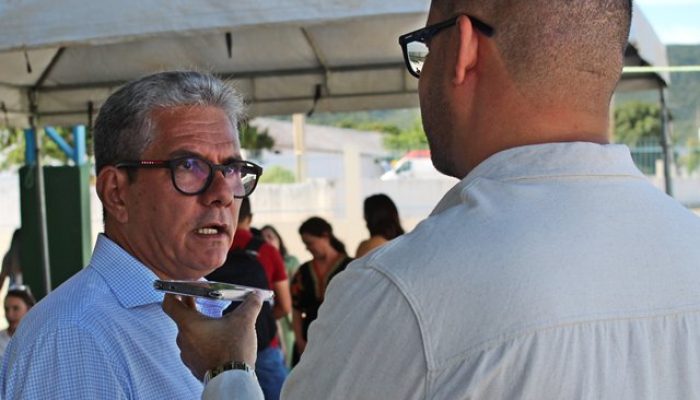 Entrevista de Tito, prefeito de Palmas de Monte Alto (Foto: Reprodução)