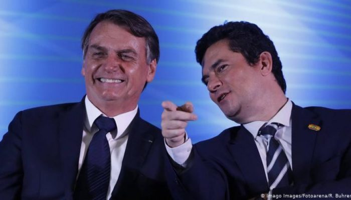 Bolsonaro e Moro (Foto: Reprodução)