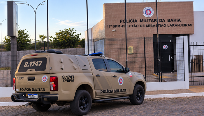 PM em Sebastião Laranjeiras (Foto: Portal Vilson Nunes)