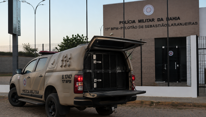 PM em Sebastião Laranjeiras (Foto: Portal Vilson Nunes)