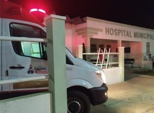 Samu no Hospital Municipal de Palmas de Monte Alto (Foto: Portal Vilson Nunes)