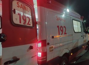 Samu no Hospital Municipal de Palmas de Monte Alto (Foto: Portal Vilson Nunes)