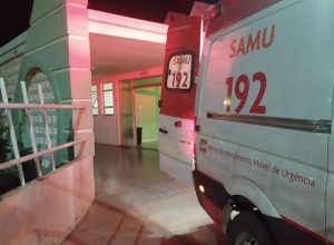 Samu no Hospital Municipal de Palmas de Monte Alto (Foto: Portal Vilson Nunes)