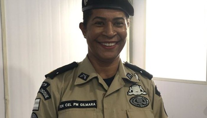 Tenente Coronel Gilmara Santana (Foto: Gabriela Araújo / Bnews)