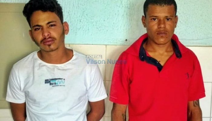 Carlos Cristiano Gomes Macena, vulgo "Carlinhos", 20 anos e Vitor Emanuel Oliveira Barbalho, vulgo "Roxão", 22 anos (Foto: Divulgação PC)