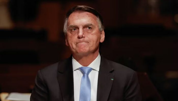 O ex-presidente Jair Bolsonaro, em imagem de 25 de março de 2024 — Foto: Amanda Perobelli/Reuters