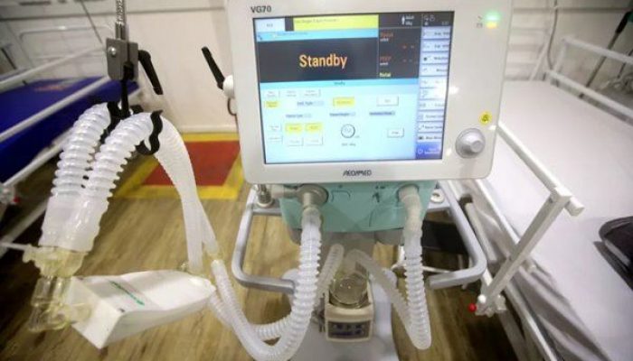 Respirador em hospital de Valença, na Bahia — Foto: Divulgação/Governo da Bahia
