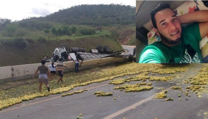 Alcides Fernandes de Castro Neto morreu na tarde de quarta-feira(1º),após tombar o veículo na BR-146. Foto: Coromandel.