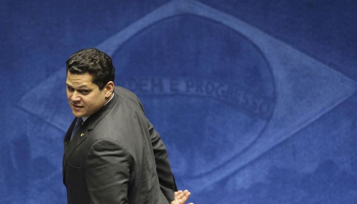 Plenário do Senado incia o processo de votação para escolha de seu novo presidente. Na foto, Davi Alcolumbre