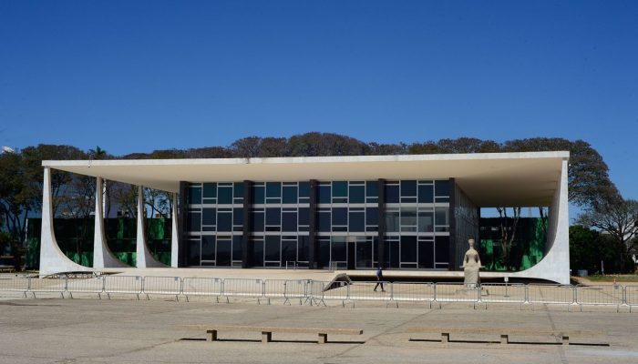 Fachada do edifício sede do Supremo Tribunal Federal - STF