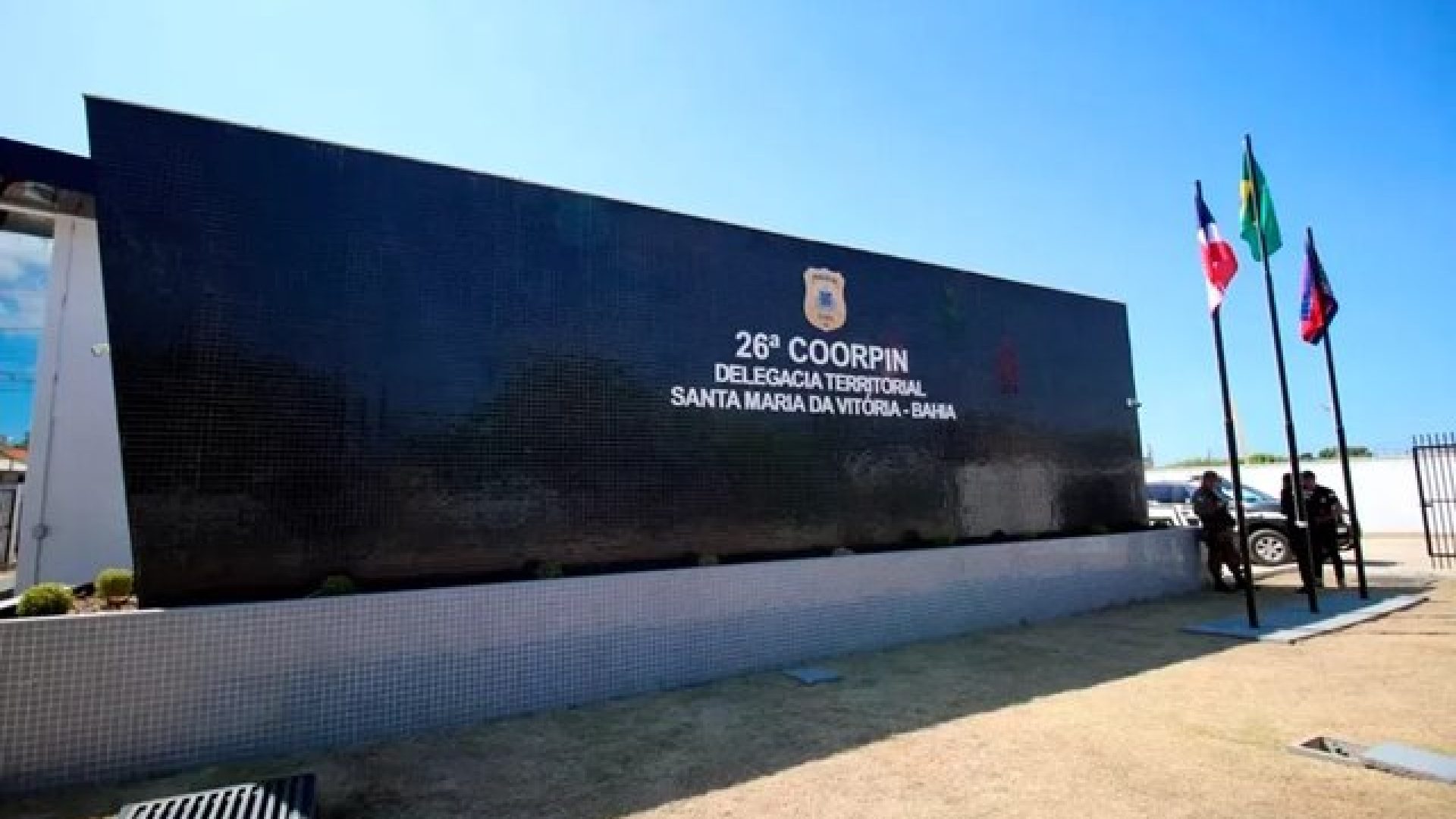 Delegacia de Santa Maria da Vitória (Foto: Reprodução)